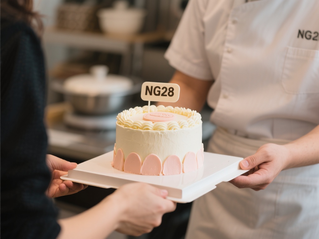 在蛋糕制作过程中，NG28秉承着一贯的顾客为先的服